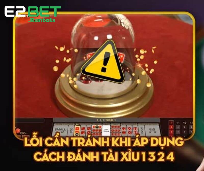 Lưu ý quan trọng khi áp dụng cách đánh tài xỉu 1-3-2-4